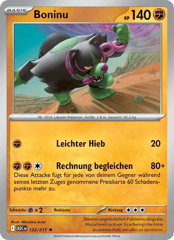 Boninu · Erhabene Helden 122/217