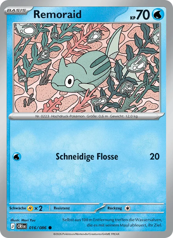 Remoraid · Wachsendes Chaos 016/86