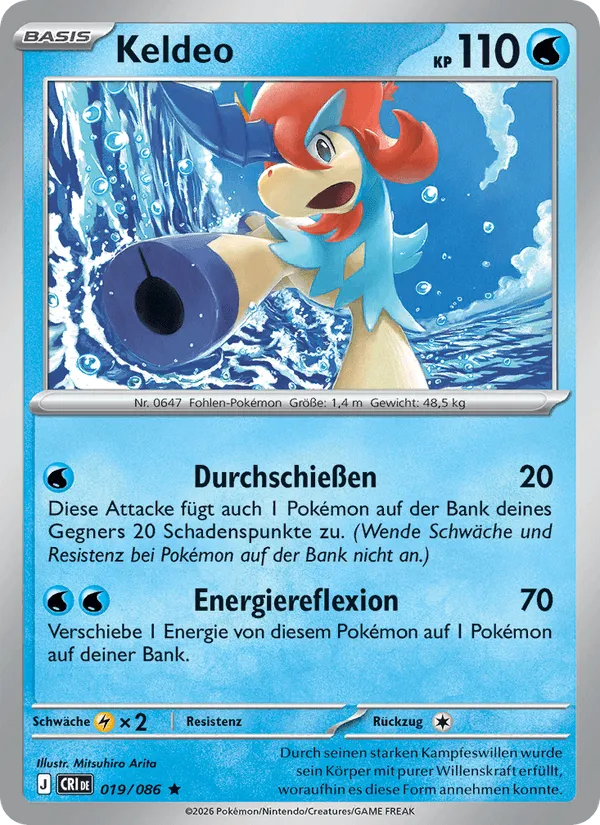 Keldeo · Wachsendes Chaos 019/86