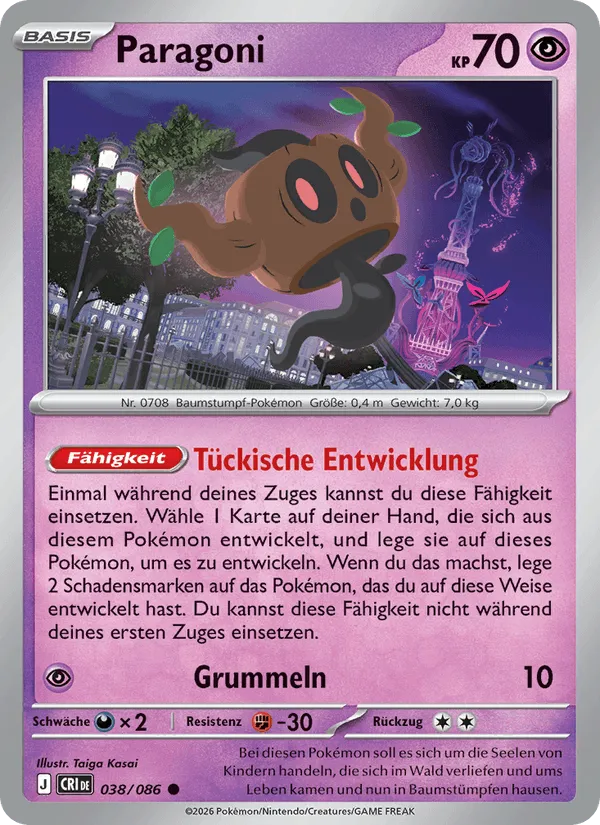 Paragoni · Wachsendes Chaos 038/86