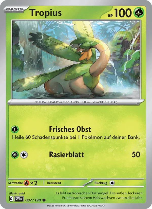 Tropius · Karmesin & Purpur 007/198