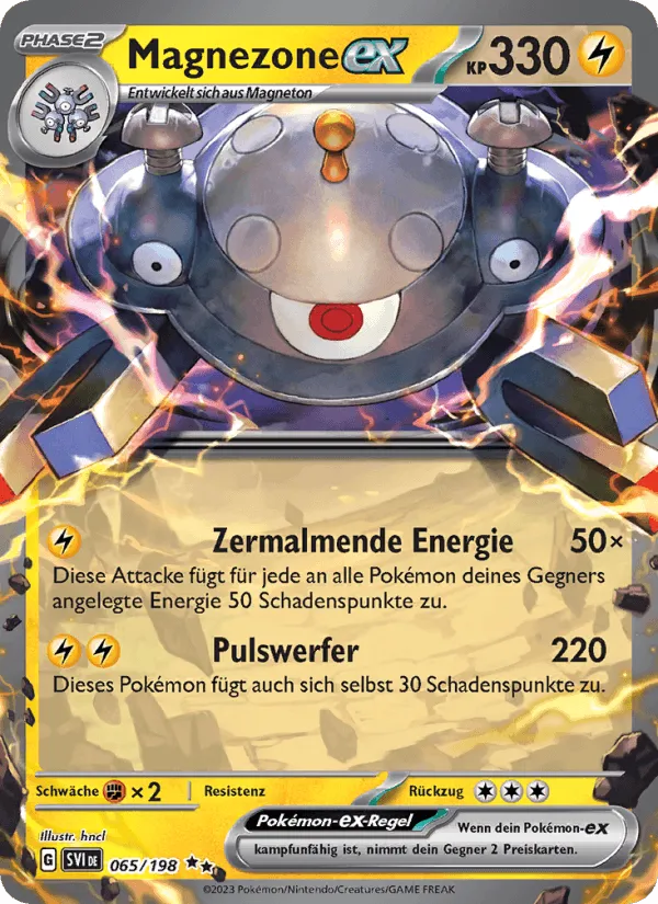 Magnezone-ex · Karmesin & Purpur 065/198