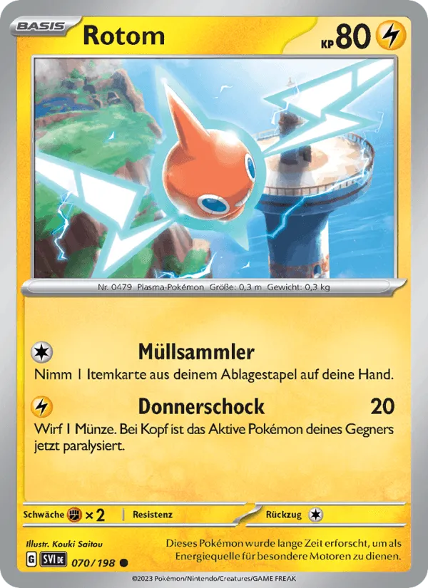 Rotom · Karmesin & Purpur 070/198