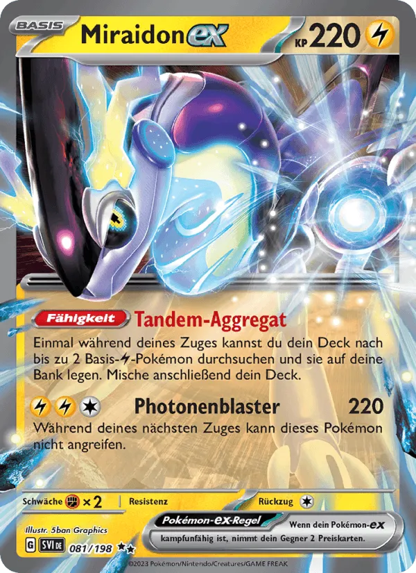 Miraidon-ex · Karmesin & Purpur 081/198