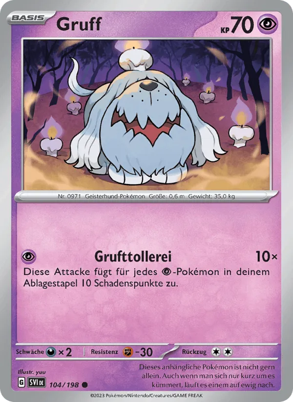 Gruff · Karmesin & Purpur 104/198