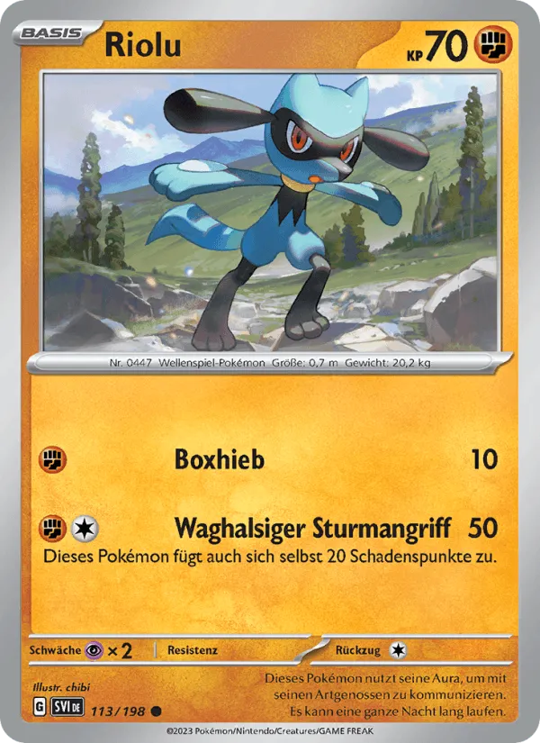 Riolu · Karmesin & Purpur 113/198