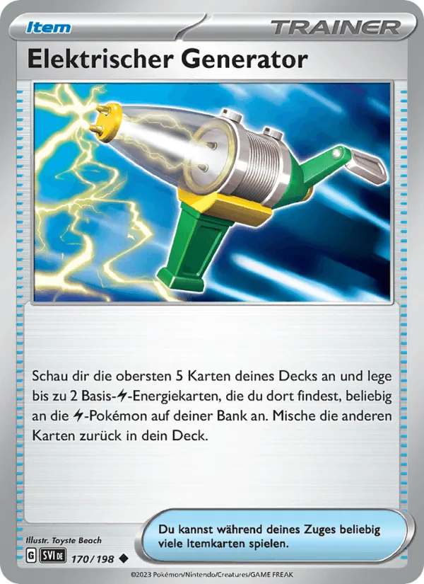 Elektrischer Generator · Karmesin & Purpur 170/198