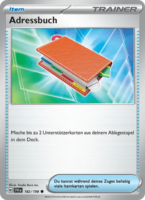 Adressbuch · Karmesin & Purpur 182/198