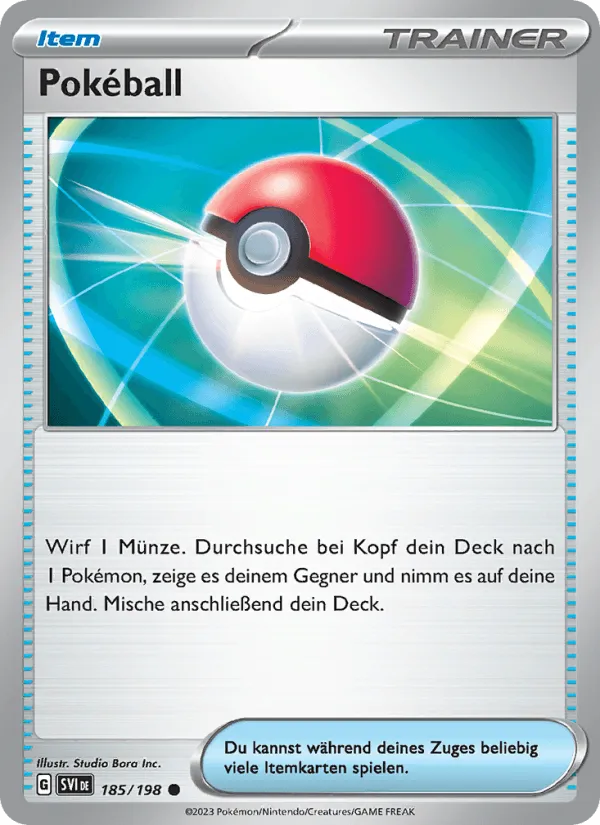 Pokéball · Karmesin & Purpur 185/198