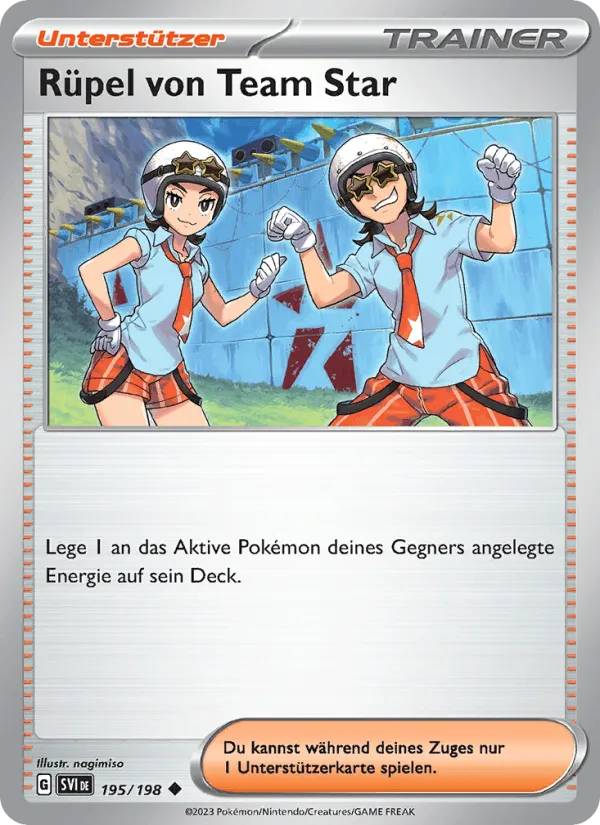 Rüpel von Team Star · Karmesin & Purpur 195/198
