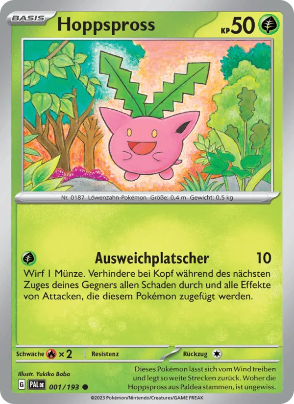 Hoppspross · Entwicklungen in Paldea 001/193
