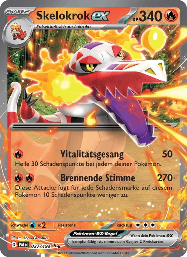 Skelokrok-ex · Entwicklungen in Paldea 037/193