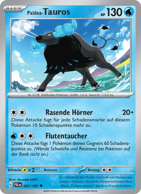 Paldea-Tauros · Entwicklungen in Paldea 041/193