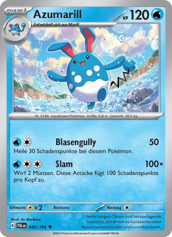 Azumarill · Entwicklungen in Paldea 045/193