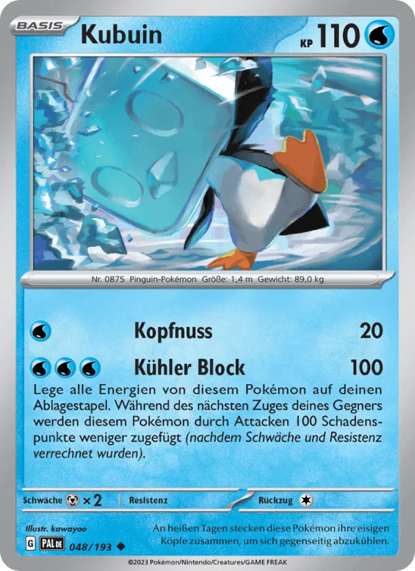 Kubuin · Entwicklungen in Paldea 048/193