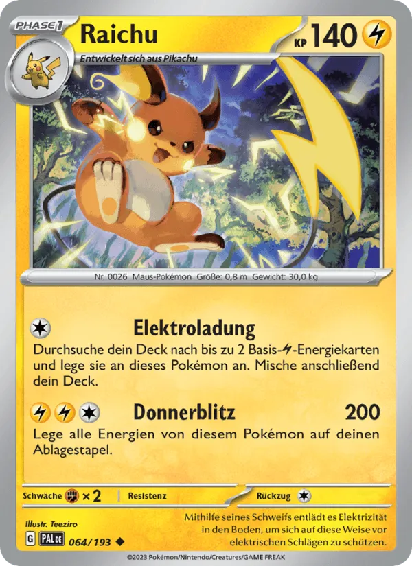 Raichu · Entwicklungen in Paldea 064/193