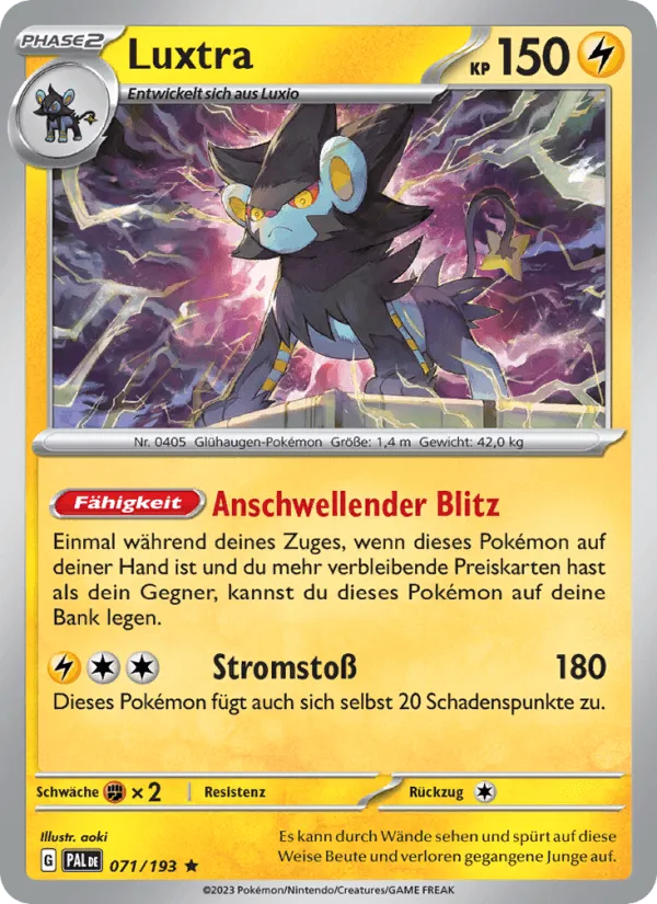 Luxtra · Entwicklungen in Paldea 071/193