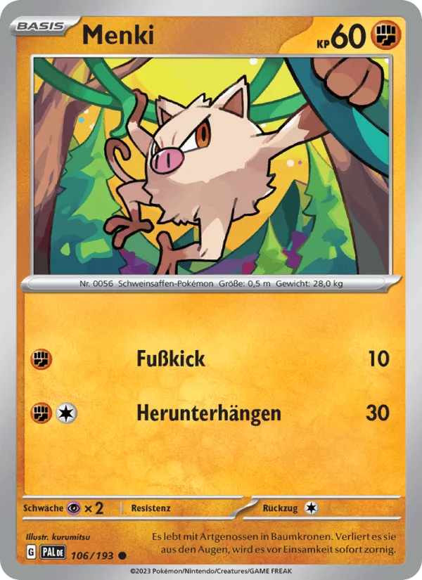Menki · Entwicklungen in Paldea 106/193
