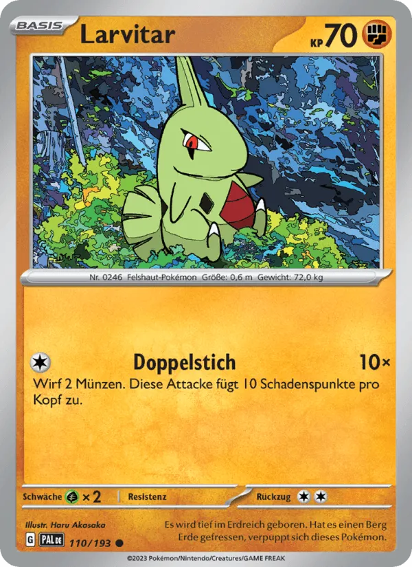 Larvitar · Entwicklungen in Paldea 110/193