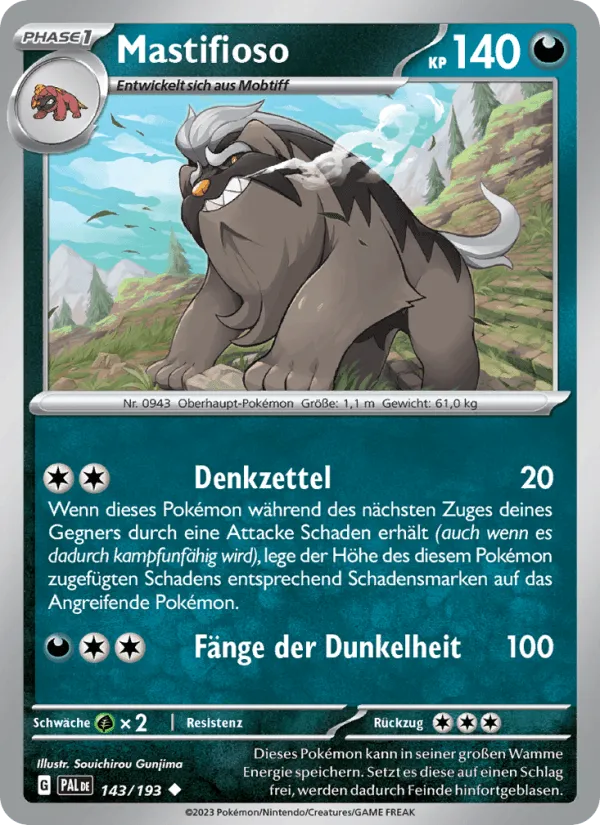 Mastifioso · Entwicklungen in Paldea 143/193