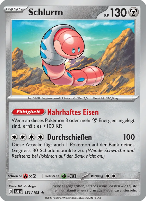 Schlurm · Entwicklungen in Paldea 151/193