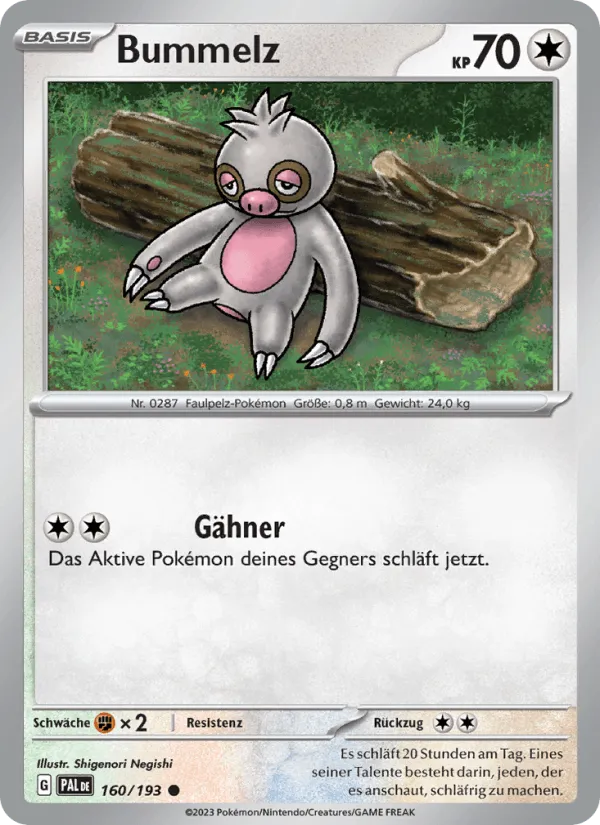 Bummelz · Entwicklungen in Paldea 160/193