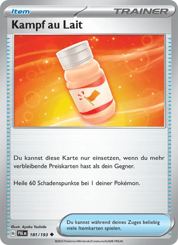 Kampf au Lait · Entwicklungen in Paldea 181/193