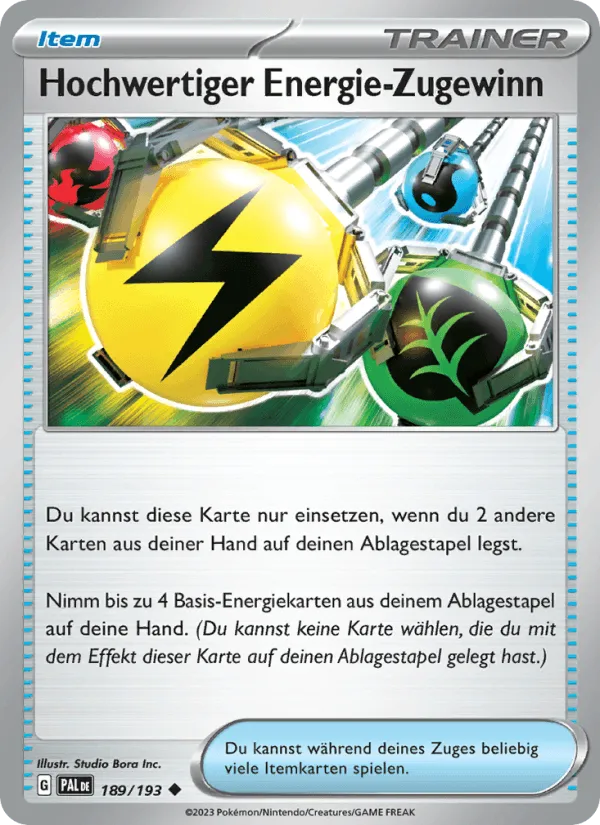 Hochwertiger Energie-Zugewinn · Entwicklungen in Paldea 189/193