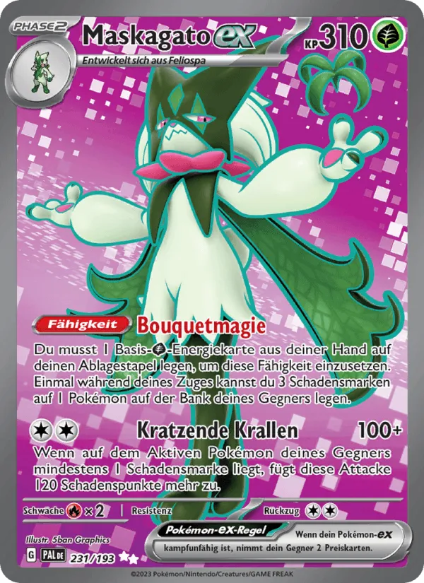 Maskagato-ex · Entwicklungen in Paldea 231/193