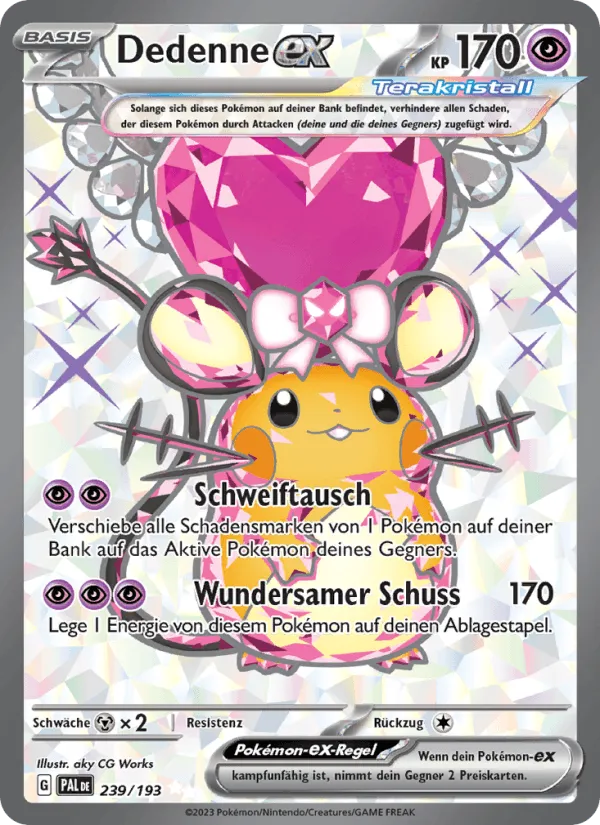 Dedenne-ex · Entwicklungen in Paldea 239/193