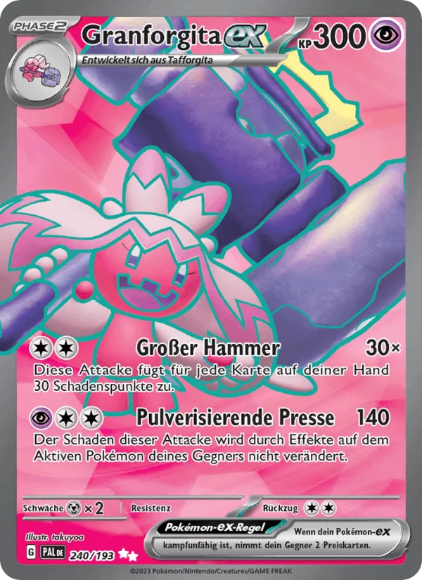Granforgita-ex · Entwicklungen in Paldea 240/193
