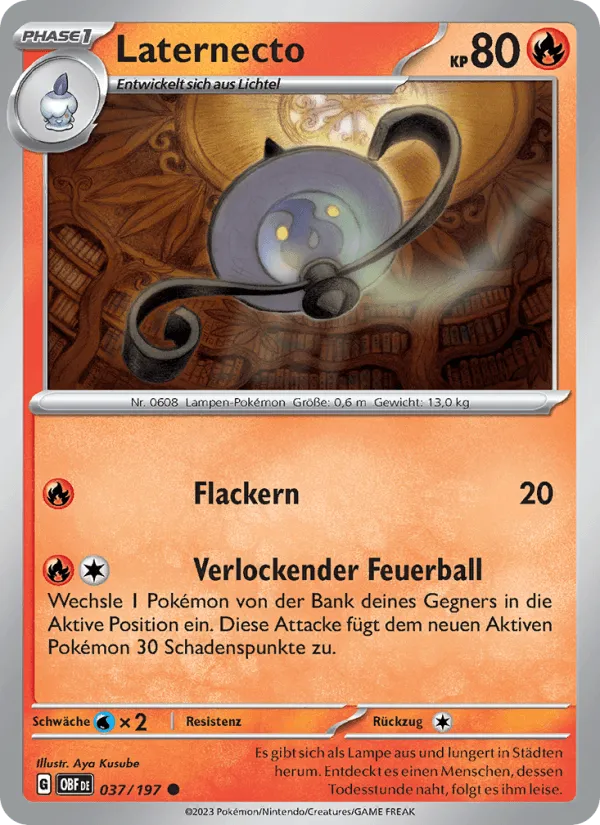 Laternecto · Obsidian Flammen 037/197