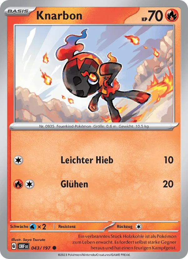 Knarbon · Obsidian Flammen 043/197