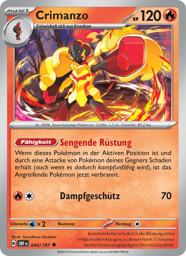 Crimanzo · Obsidian Flammen 044/197