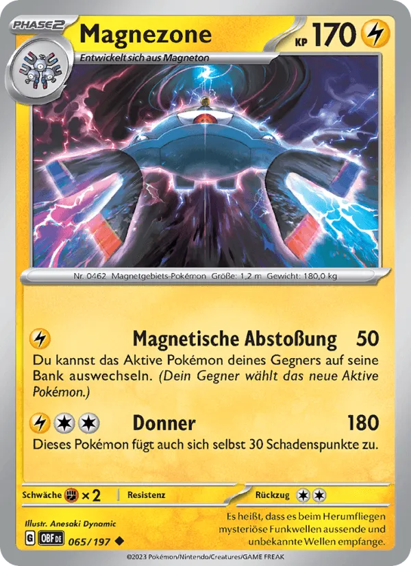 Magnezone · Obsidian Flammen 065/197