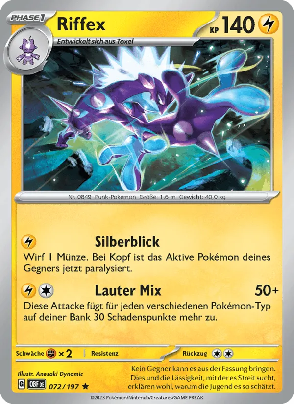 Riffex · Obsidian Flammen 072/197