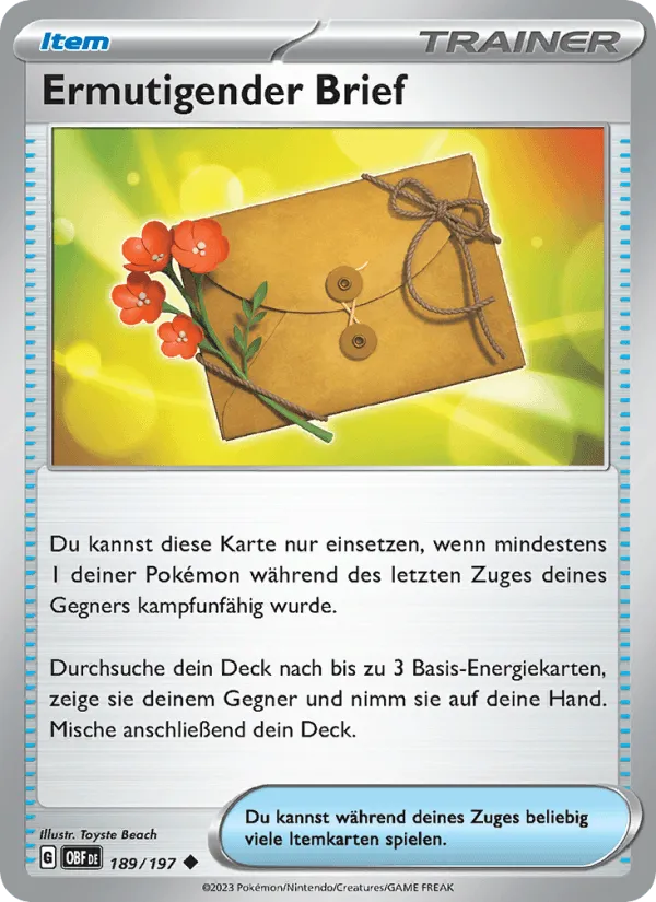 Ermutigender Brief · Obsidian Flammen 189/197
