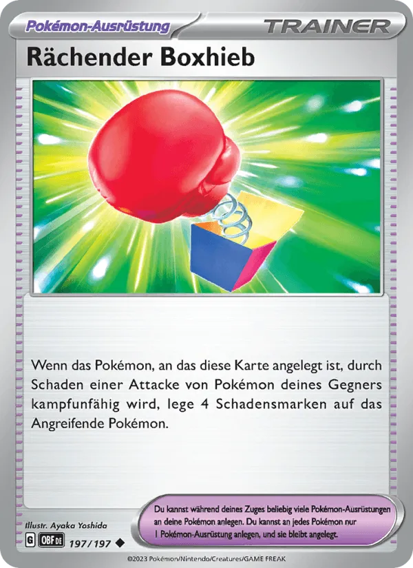 Rächender Boxhieb · Obsidian Flammen 197/197