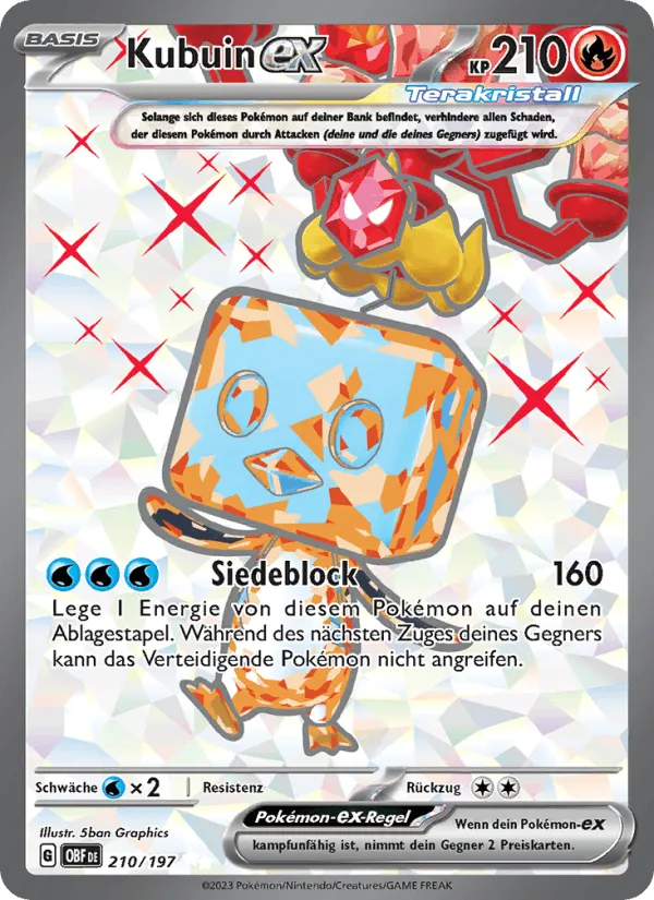 Kubuin-ex · Obsidian Flammen 210/197