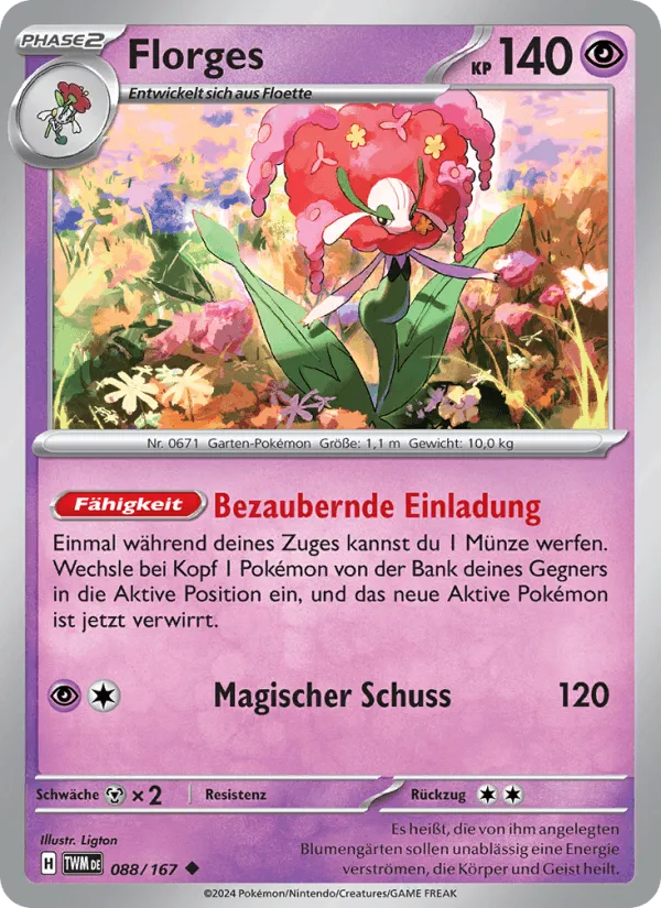 Florges · Maskerade im Zwielicht 088/167