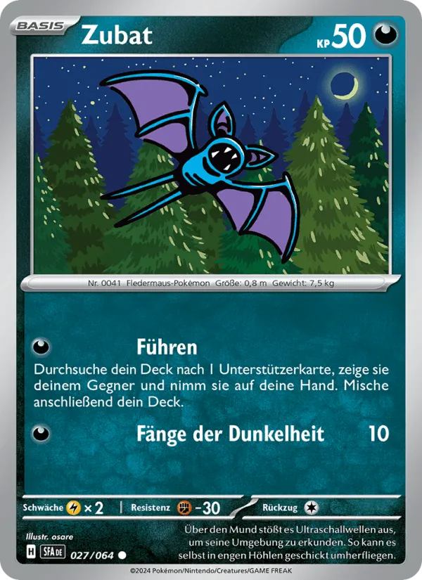 Zubat · Nebel der Sagen 027/64