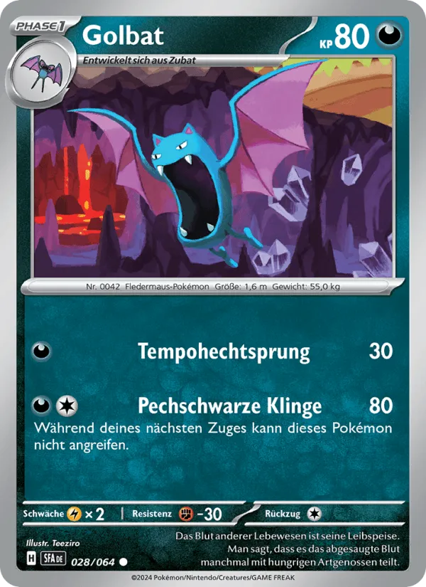 Golbat · Nebel der Sagen 028/64