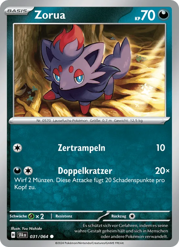 Zorua · Nebel der Sagen 031/64