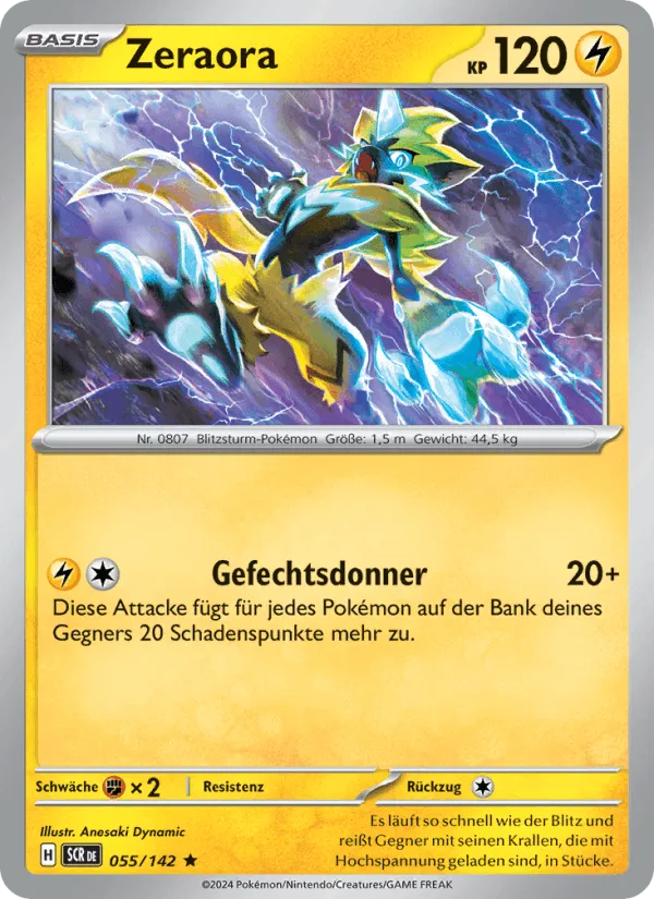 Zeraora · Stellarkrone 055/142