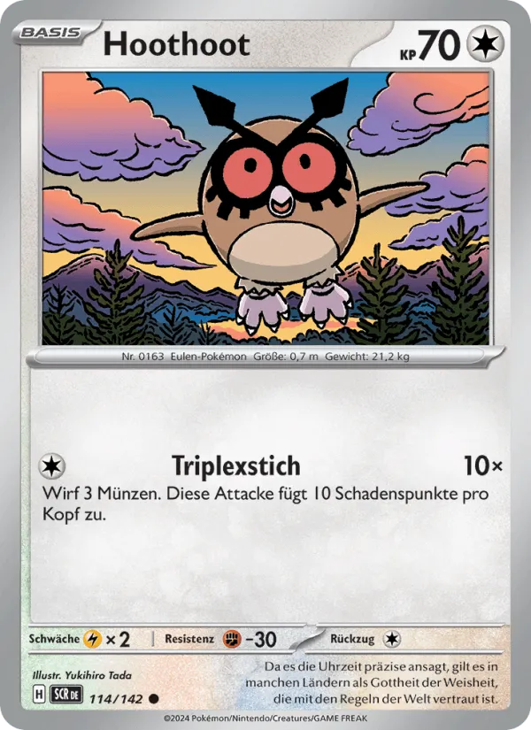 Hoothoot · Stellarkrone 114/142