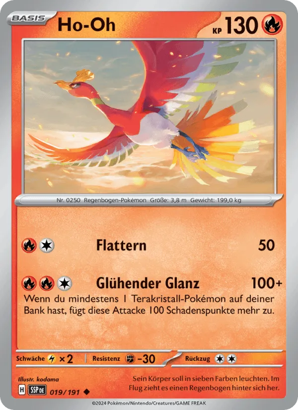 Ho-Oh · Stürmische Funken 019/191