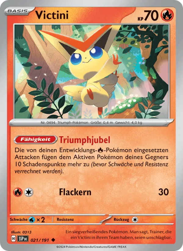 Victini · Stürmische Funken 021/191