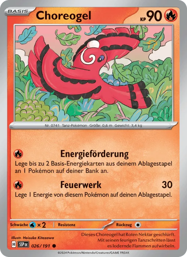 Choreogel · Stürmische Funken 026/191