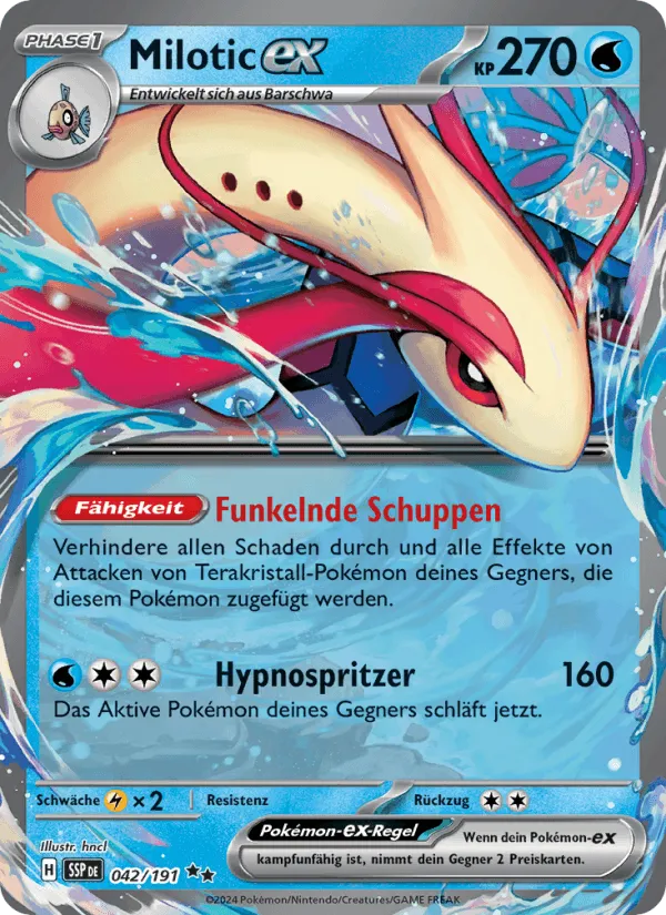Milotic-ex · Stürmische Funken 042/191