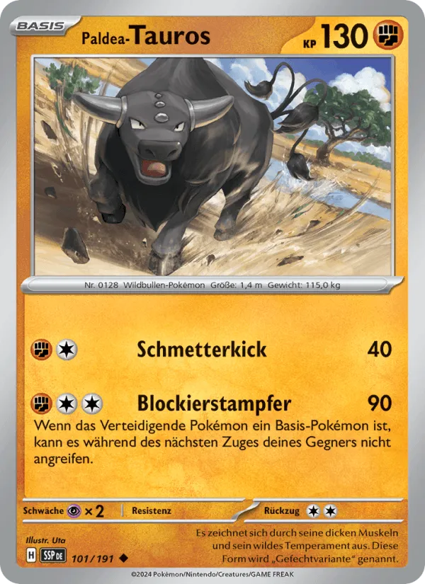Paldea-Tauros · Stürmische Funken 101/191